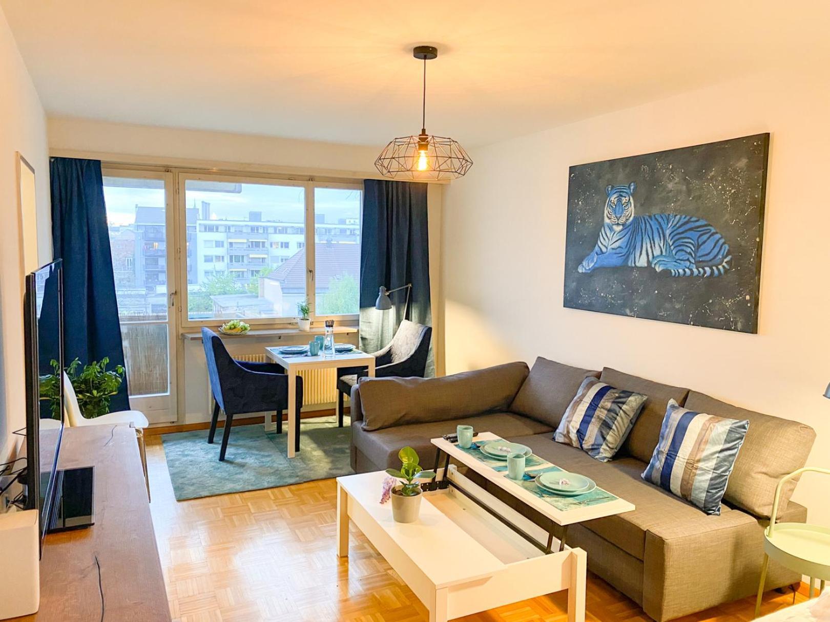 Special Blue Tiger Apartment Basel, Messe Kleinbasel 10-Star Bagian luar foto